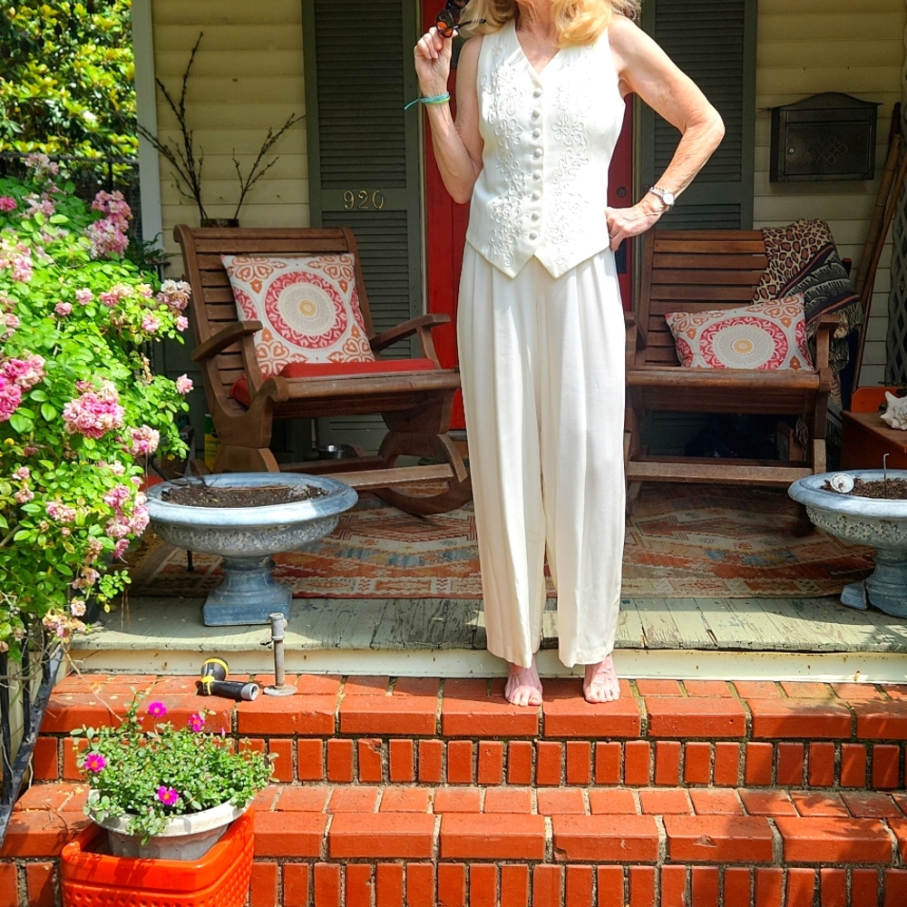 LAUNDRY by Shelli Segal Cocktail/Formal 1 piece Jumpsuit sz 6 Vintage ❤️